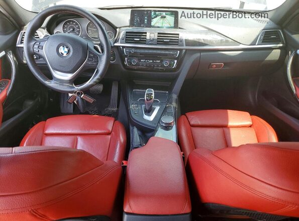 WBA8D9G38HNU65665 2017 BMW 3 SERIES Черный Вид панели приборов
