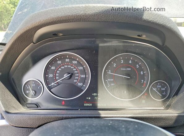WBA8D9G38HNU65665 2017 BMW 3 SERIES Черный Вид щитка приборов