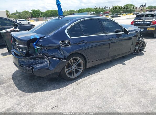 WBA8D9G52HNU59765 2017 BMW 3 SERIES Blue Trasero derecho