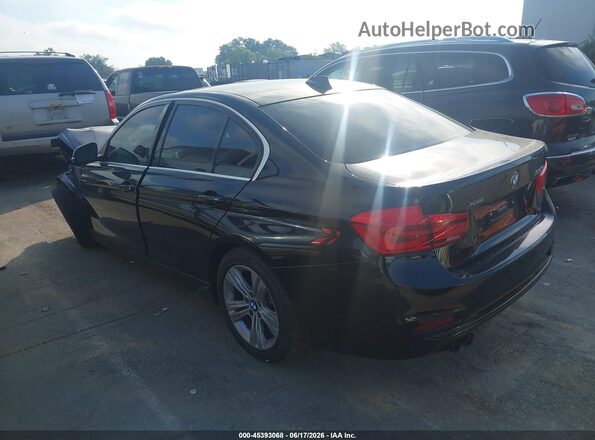 WBA8D9G54JNU72605 2018 BMW 3 SERIES Black Սալոնի հետևի տեսք