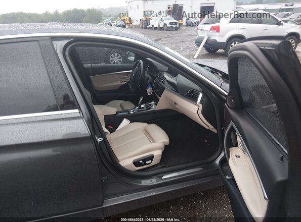 WBA8E1C36HA159348 2017 BMW 3 SERIES Gray Widok wnętrza z przodu