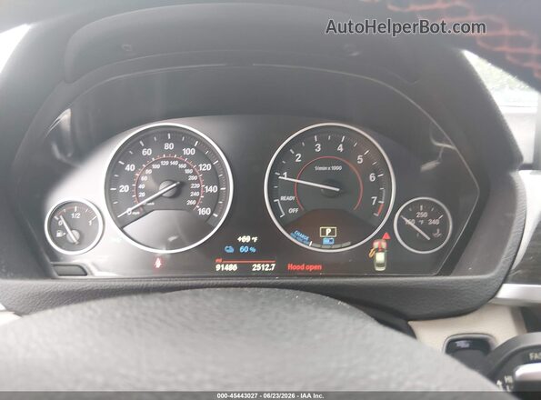 WBA8E1C36HA159348 2017 BMW 3 SERIES Gray Widok tylnych siedzeń