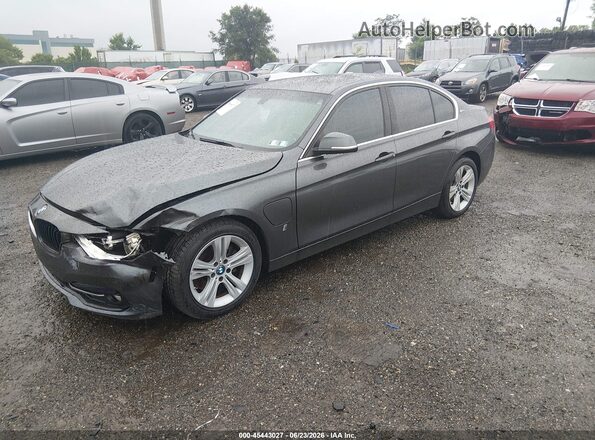 WBA8E1C36HA159348 2017 BMW 3 SERIES Gray Przód lewy