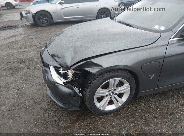 WBA8E1C36HA159348 2017 BMW 3 SERIES Gray Widok z przodu