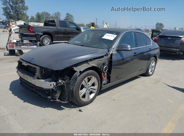 WBA8E1C37HA158726 2017 BMW 3 SERIES Gray Front left