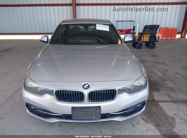 WBA8E1C38HA156953 2017 BMW 3 SERIES Silver Instrument cluster view