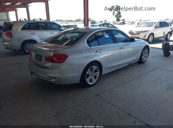 WBA8E1C38HA156953 2017 BMW 3 SERIES Silver Rear right