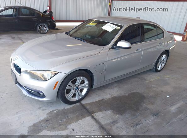 WBA8E1C38HA156953 2017 BMW 3 SERIES Silver Front left
