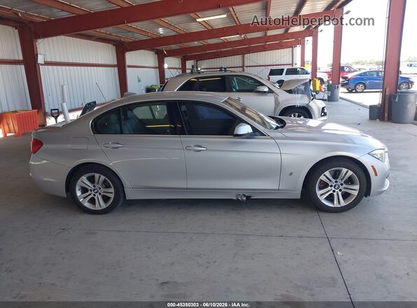 WBA8E1C38HA156953 2017 BMW 3 SERIES Silver Rear interior view