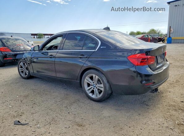 WBA8E1C38HA159335 2017 BMW 3 SERIES Black უკანა მარცხენა
