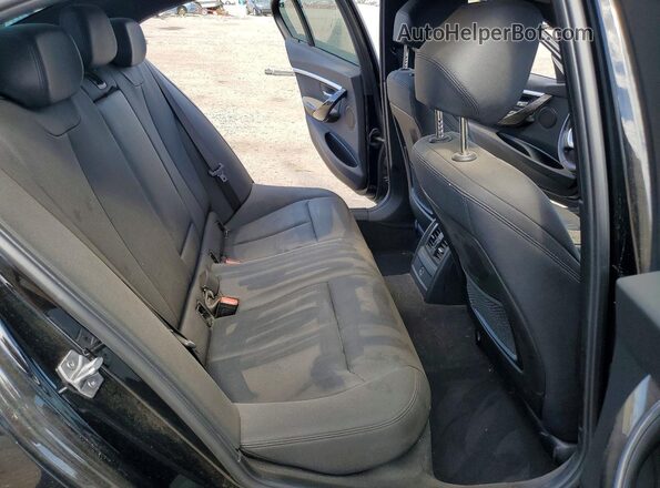 WBA8E1C38HA159335 2017 BMW 3 SERIES Black უკანა სავარძლების ხედი