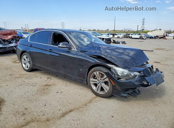 WBA8E1C38HA159335 2017 BMW 3 SERIES Black წინა მარჯვენა