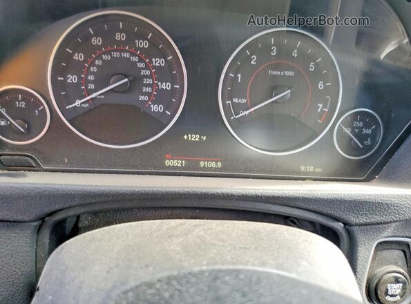 WBA8E1C38HA159335 2017 BMW 3 SERIES Black ხელსაწყოთა პანელის ხედი
