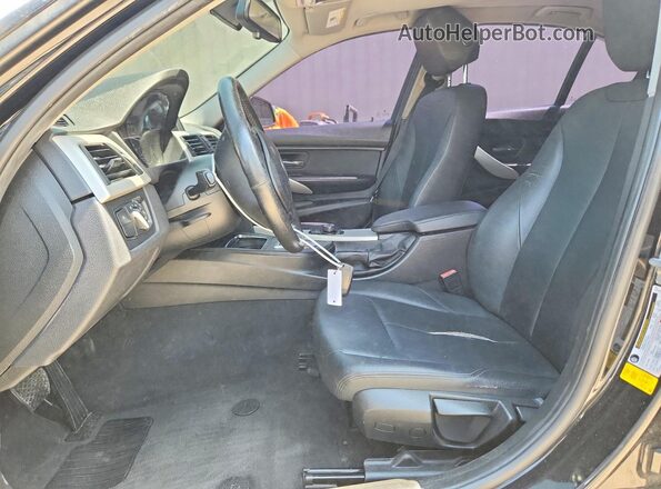 WBA8E1G53GNT36165 2016 BMW 3 SERIES Black Widok wnętrza z przodu