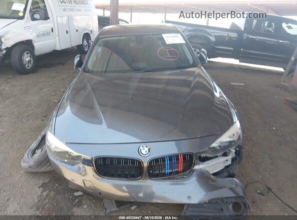 WBA8E1G55HNU14723 2017 BMW 3 SERIES Gray Вид щитка приладів