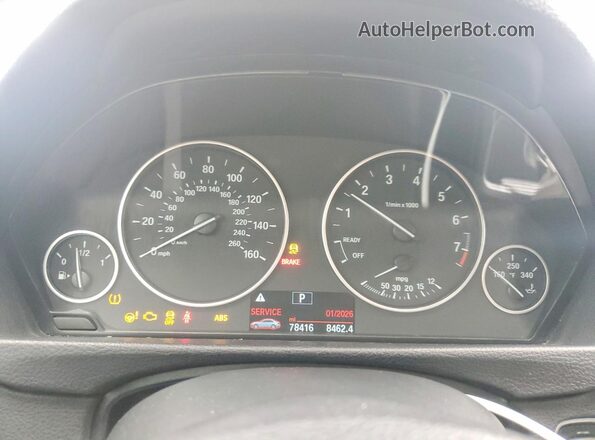 WBA8E1G58GNT99231 2016 BMW OTHER Черный Вид щитка приборов