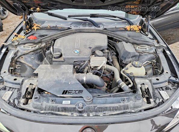 WBA8E3C50GK503066 2016 BMW 3 SERIES Black Widok wnętrza z tyłu