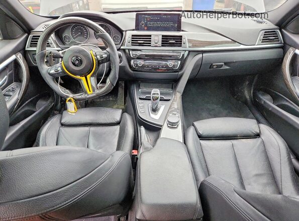 WBA8E3C50GK503066 2016 BMW 3 SERIES Black Widok deski rozdzielczej