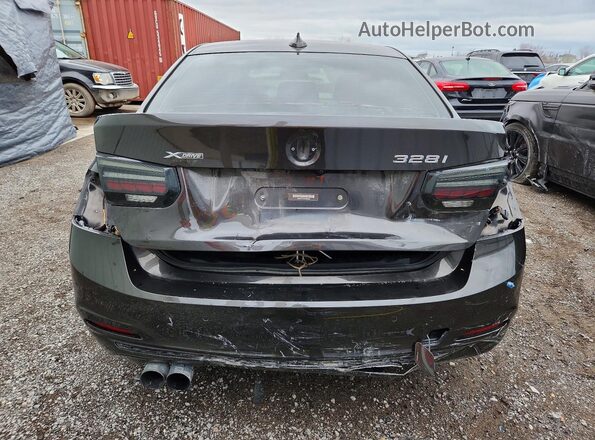 WBA8E3C50GK503066 2016 BMW 3 SERIES Black Widok z tyłu