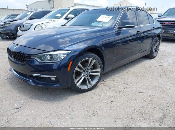 WBA8E3C52GK503179 2016 BMW 3 SERIES Dark Blue წინა მარცხენა ხედი სამი მეოთხედიდან