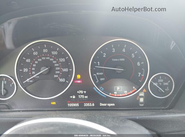 WBA8E3G53GNT26313 2016 BMW 3 SERIES White Widok tylnych siedzeń