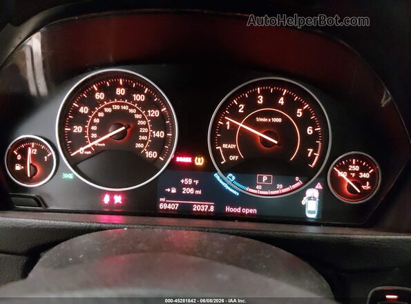 WBA8E3G53GNT74958 2016 BMW 3 SERIES Белый Вид задних сидений