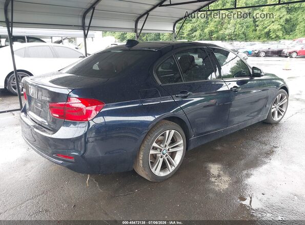 WBA8E3G55GNT78946 2016 BMW 3 SERIES Blue Trasero derecho