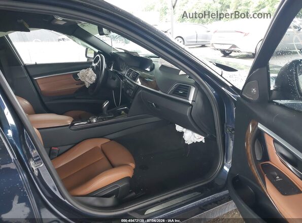 WBA8E3G55GNT78946 2016 BMW 3 SERIES Blue Vista interior delantera