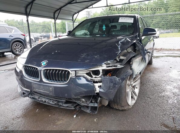 WBA8E3G55GNT78946 2016 BMW 3 SERIES Blue Vista frontal