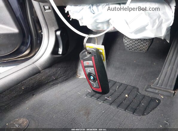 WBA8E3G55GNT78946 2016 BMW 3 SERIES Blue Vista del salpicadero