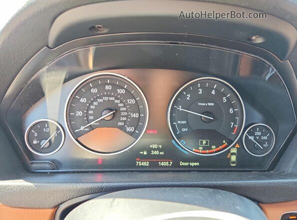 WBA8E3G58GNT79394 2016 BMW 3 SERIES White ხელსაწყოთა პანელის ხედი