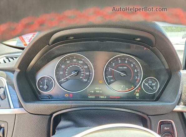 WBA8E3G5XGNT26910 2016 BMW OTHER Gray Вид щитка приладів