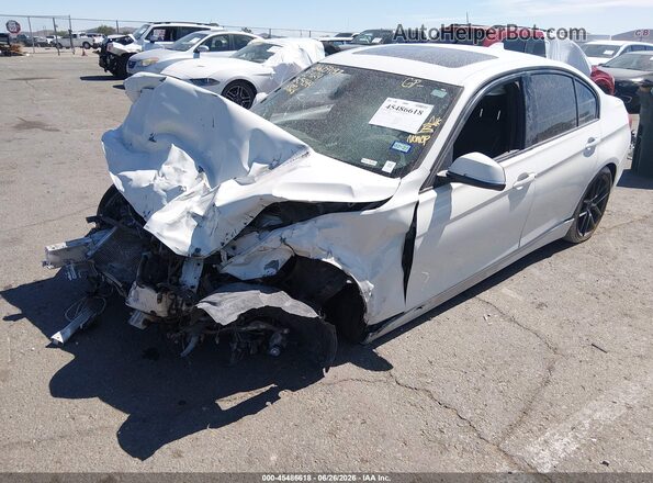WBA8E9C53GK648136 2016 BMW 3 SERIES White წინა მარცხენა ხედი სამი მეოთხედიდან