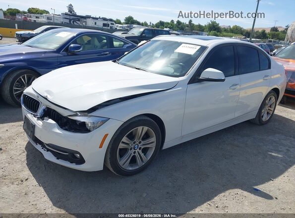 WBA8E9G50GNT86259 2016 BMW 3 SERIES White Առջևի ձախ երեք քառորդ տեսարան