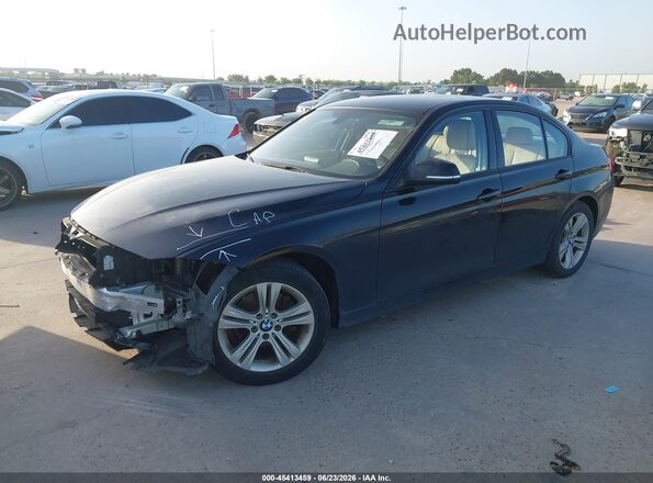 WBA8E9G51GNT43856 2016 BMW 3 SERIES Черный Передняя левая четверть