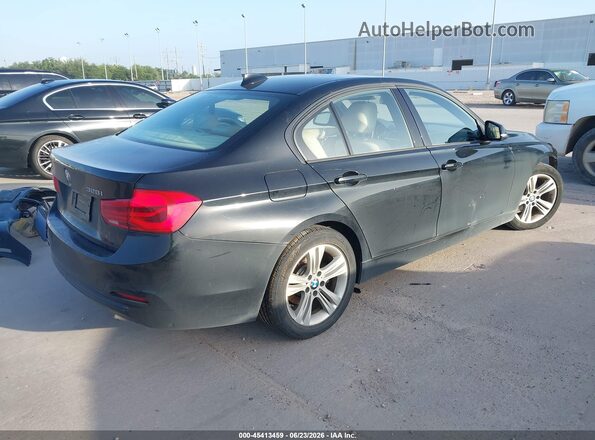 WBA8E9G51GNT43856 2016 BMW 3 SERIES Черный Задняя правая четверть
