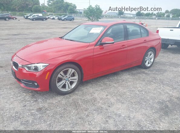WBA8E9G52GNT43221 2016 BMW 3 SERIES Red Przód lewy
