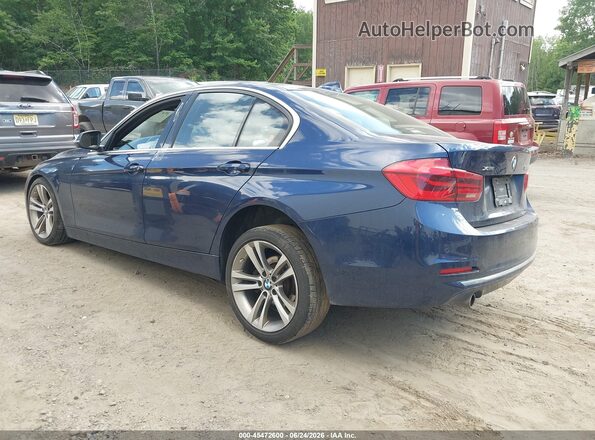 WBA8F1C51JAE93309 2018 BMW 3 SERIES Синий Задняя левая четверть