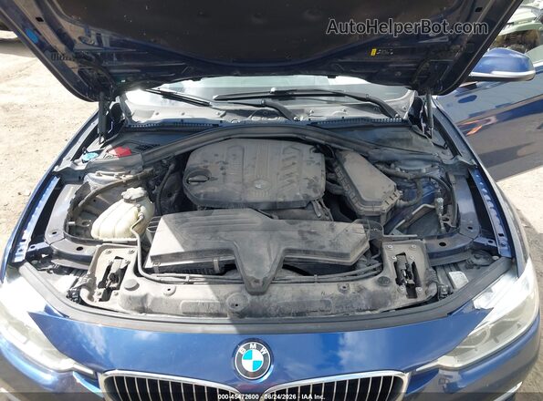 WBA8F1C51JAE93309 2018 BMW 3 SERIES Синий Вид сзади