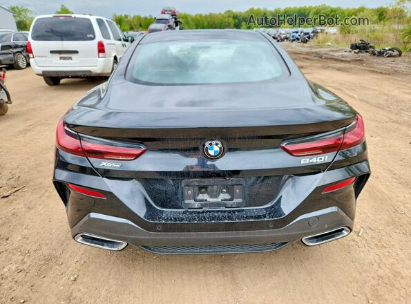 WBAAE4C03NCG91040 2022 BMW 8 SERIES Black Հետևի տեսք