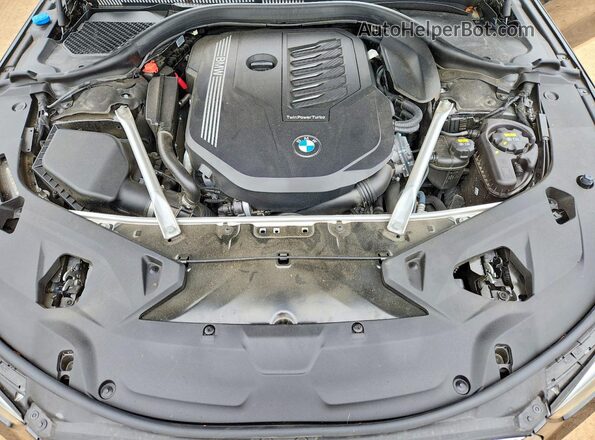 WBAAE4C03NCG91040 2022 BMW 8 SERIES Black Սալոնի հետևի տեսք