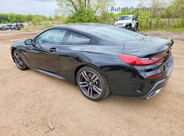 WBAAE4C03NCG91040 2022 BMW 8 SERIES Black Հետևի ձախ