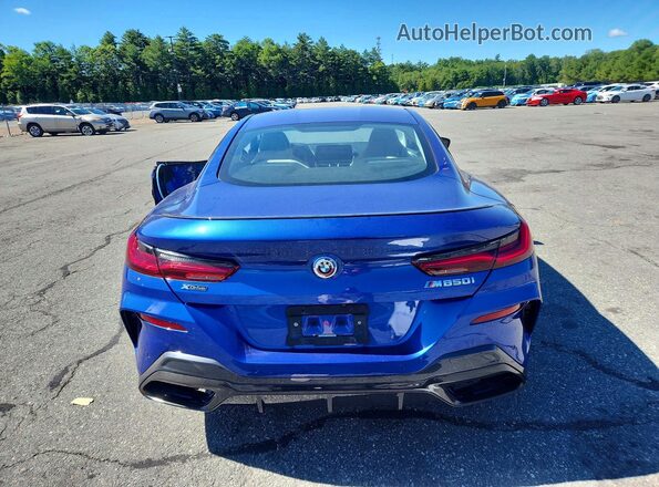WBABC4C06PCM69120 2023 BMW M8 Blue Widok z tyłu
