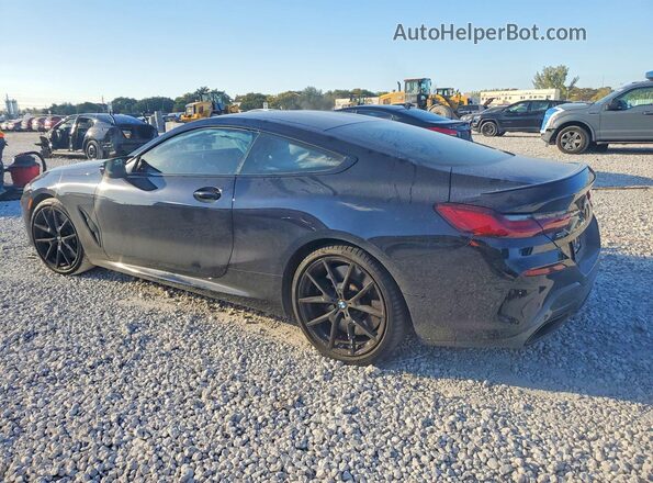 WBABC4C07RCR56331 2024 BMW M8 Blue Rear left