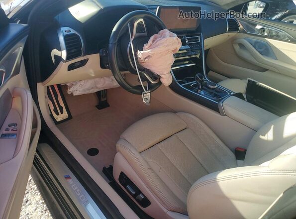 WBABC4C07RCR56331 2024 BMW M8 Blue Dashboard view