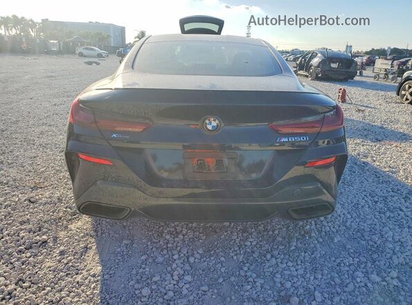 WBABC4C07RCR56331 2024 BMW M8 Blue Rear view