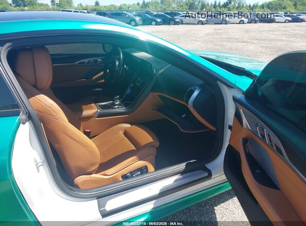 WBABC4C50KBJ35885 2019 BMW M8 Green Vista interior delantera