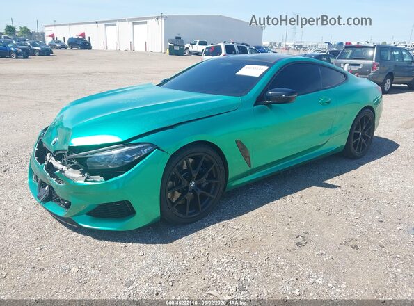 WBABC4C50KBJ35885 2019 BMW M8 Green Vista tres cuartos delantera izquierda