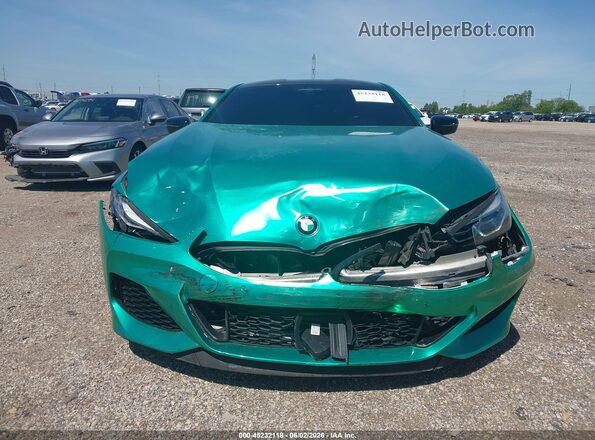 WBABC4C50KBJ35885 2019 BMW M8 Green Vista del cuadro de instrumentos