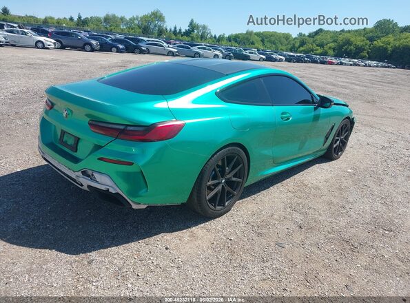 WBABC4C50KBJ35885 2019 BMW M8 Green Trasero derecho